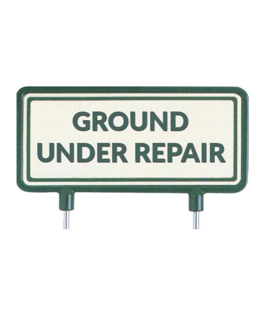 Cartelli per il fairway “Ground under repair”