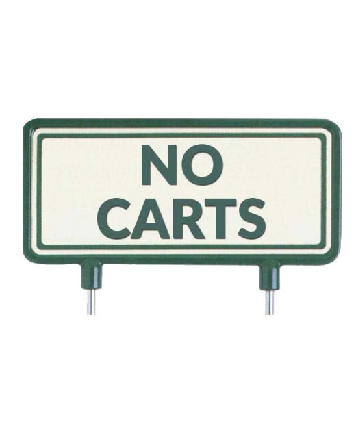 Cartelli-per-il-fairway-“No-Carts”