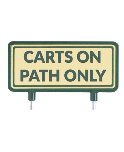 Cartelli-per-il-fairway-“carts-on-path-only”-sabbia